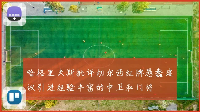 哈格里夫斯批评切尔西红牌愚蠢建议引进经验丰富的中卫和门将